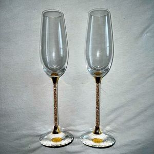 Swarovski Crystalline Toasting Flutes
